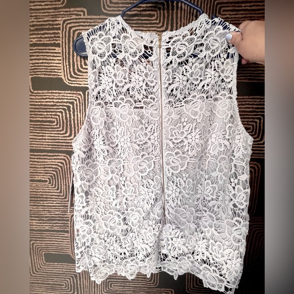 Summer Fashion Lace Top. Lavender color - Picture 4 of 4